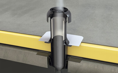 Belüftung wärmegedämmt