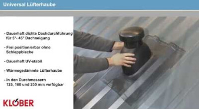 Universal Lüfterhaube